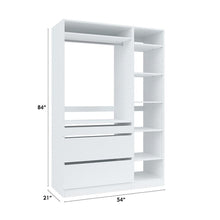 Load image into Gallery viewer, Stella 54" W Kloset Closet System Athens White