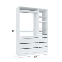 Load image into Gallery viewer, Martha 54" W Kloset Closet System Athens White