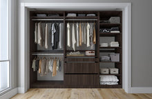 Load image into Gallery viewer, Holly 96" W Kloset Closet System Tuscany Brown