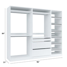 Load image into Gallery viewer, Ava 96" W Kloset Closet System Athens White