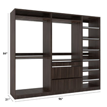 Load image into Gallery viewer, Ava 96" W Kloset Closet System Tuscany Brown