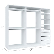 Load image into Gallery viewer, Amara 96" W Kloset Closet System Athens White
