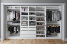 Load image into Gallery viewer, Tessa 132&quot; W Kloset Closet System Athens White
