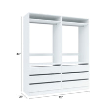 Load image into Gallery viewer, Aiden 72&quot; W Kloset Closet System Athens White
