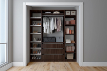 Load image into Gallery viewer, Sara 72&quot; W Kloset Closet System Tuscany Brown
