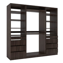 Load image into Gallery viewer, Ellen 84&quot; W Kloset Closet System Tuscany Brown
