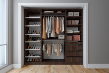 Load image into Gallery viewer, Gia 84&quot; W Kloset Closet System Tuscany Brown
