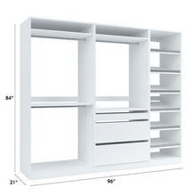 Load image into Gallery viewer, Ava 96&quot; W Kloset Closet System Athens White
