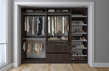 Load image into Gallery viewer, Ava 96&quot; W Kloset Closet System Tuscany Brown
