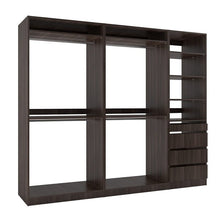 Load image into Gallery viewer, Amara 96&quot; W Kloset Closet System Tuscany Brown
